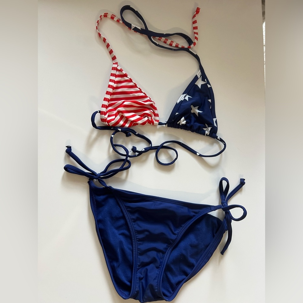 American flag USA bikini set